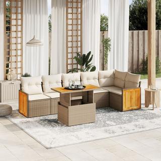 VidaXL Garten sofagarnitur poly-rattan  