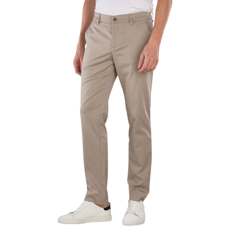 Alberto Lou Chino Regular Fit Herringbone Pantalon  