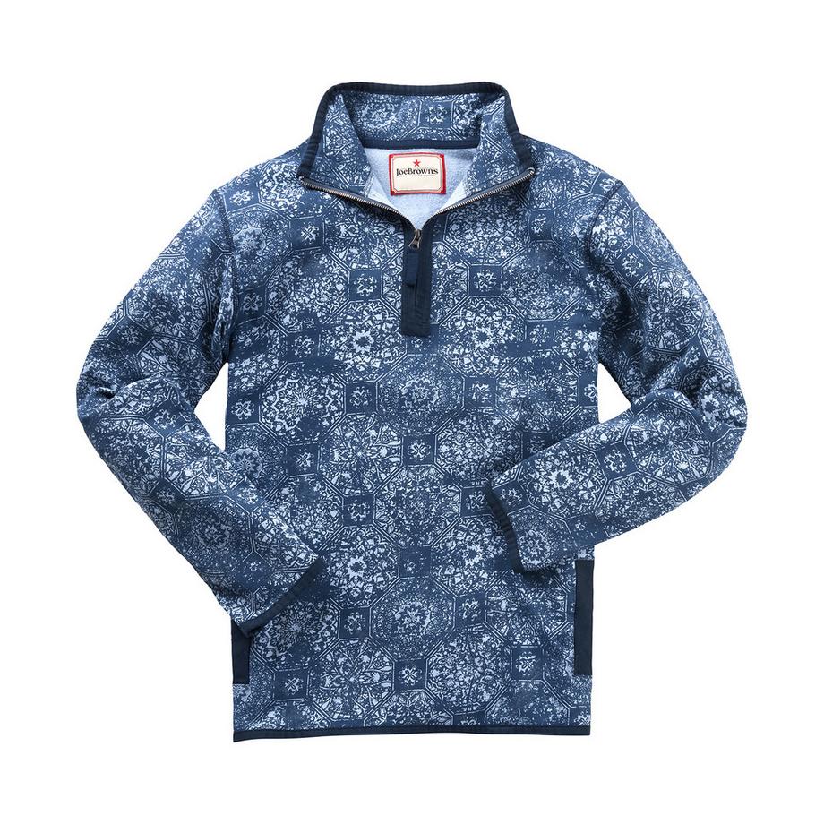 Joe Browns Top Collo a Imbuto Stampa Piastrelle Marocchine  