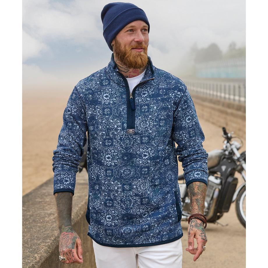 Joe Browns Top Collo a Imbuto Stampa Piastrelle Marocchine  