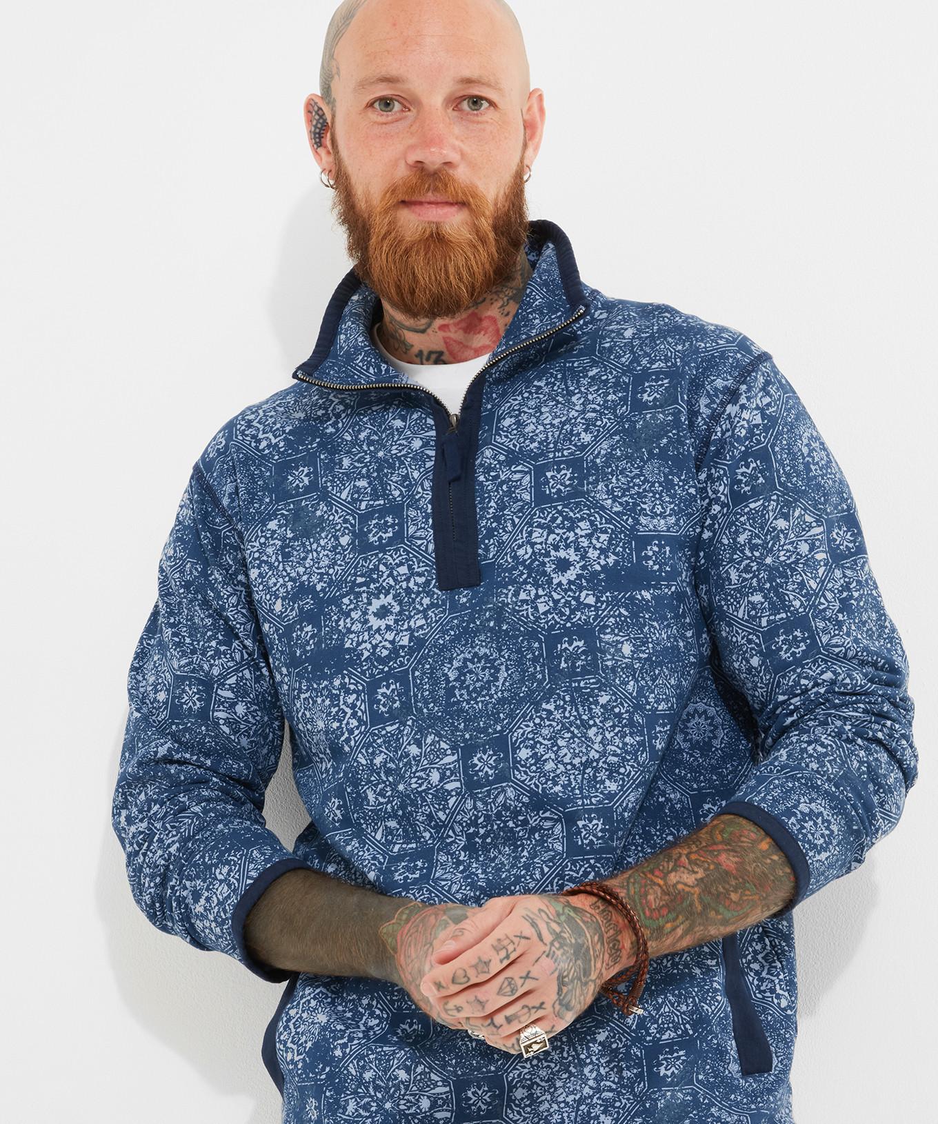 Joe Browns Top Collo a Imbuto Stampa Piastrelle Marocchine  