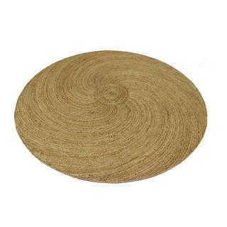 Vente-unique  Tappeto rotondo 100% Juta Intreccio a spirale D. 200 cm Naturale  - KESIA 