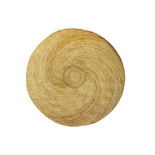 Vente-unique  Tappeto rotondo 100% Juta Intreccio a spirale D. 200 cm Naturale  - KESIA 