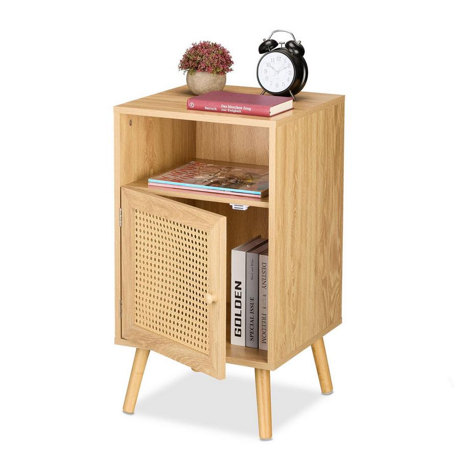 Nachttisch im Rattan-Stil
