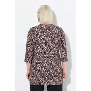 Ulla Popken Longshirt A-Linie Rundhals 3/4-Arm  