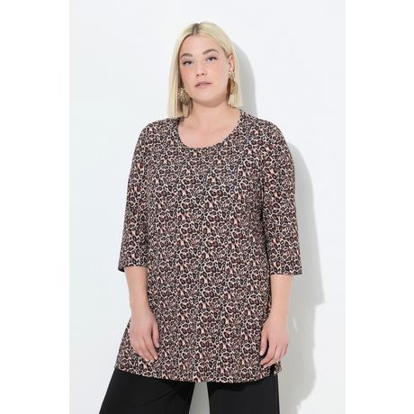 Ulla Popken Longshirt A-Linie Rundhals 3/4-Arm  