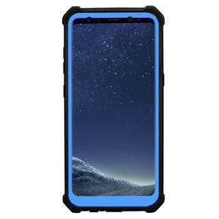 Cadorabo  Hülle für Samsung Galaxy S8 PLUS 2-in-1 TPU Silikon-Rand Glas-Rücken 