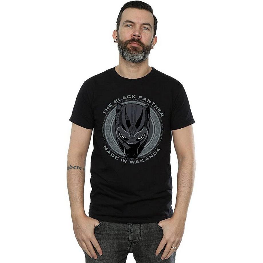 Black Panther Black Panther Made in Wakanda T-shirt stampata  