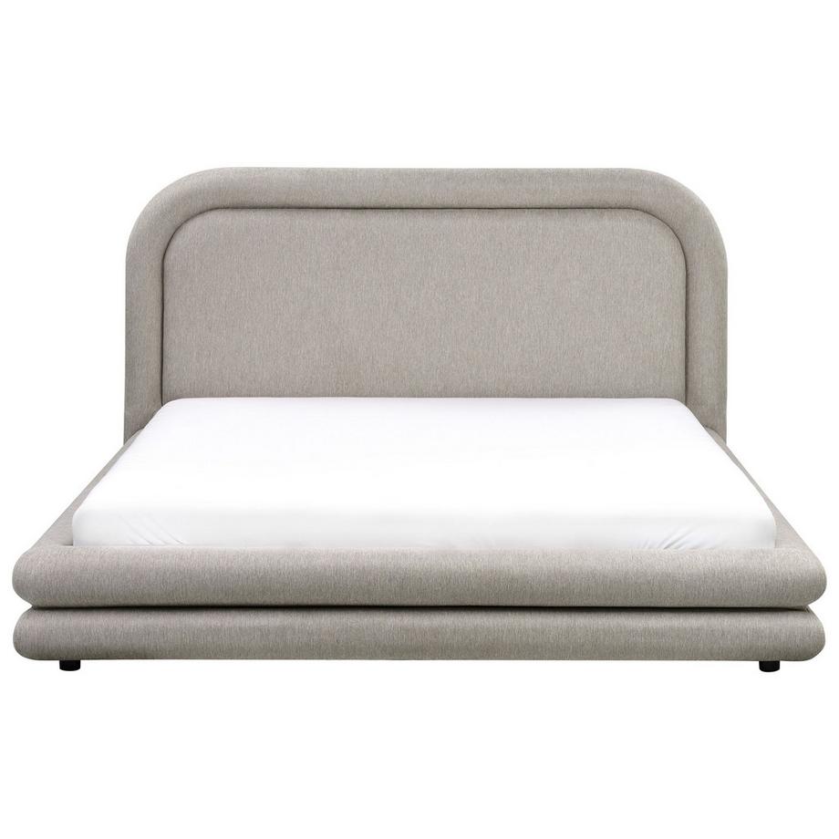 Beliani Letto ad acqua en Lino sintetico  LAVARDENS  
