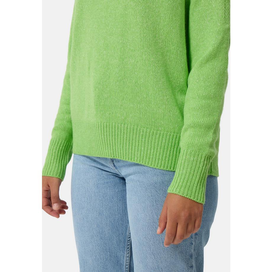 CASH-MERE.CH Seide Kaschmir Oversize Style V-Ausschnitt Pullover  