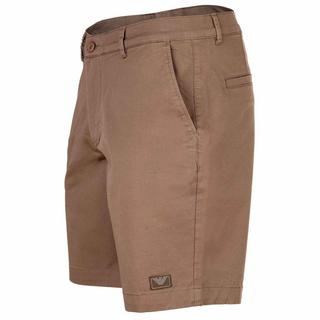 EMPORIO ARMANI Satin Label Bequem sitzende Bermuda Shorts  