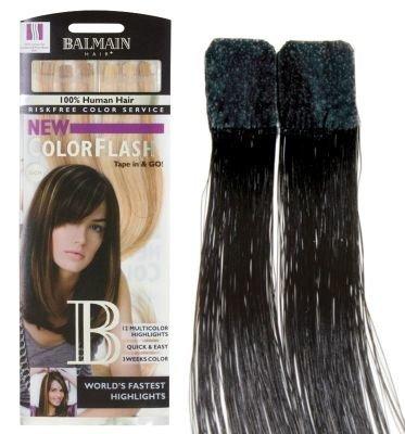 BALMAIN  CF 25 cm dark espresso Color Flash human hair 