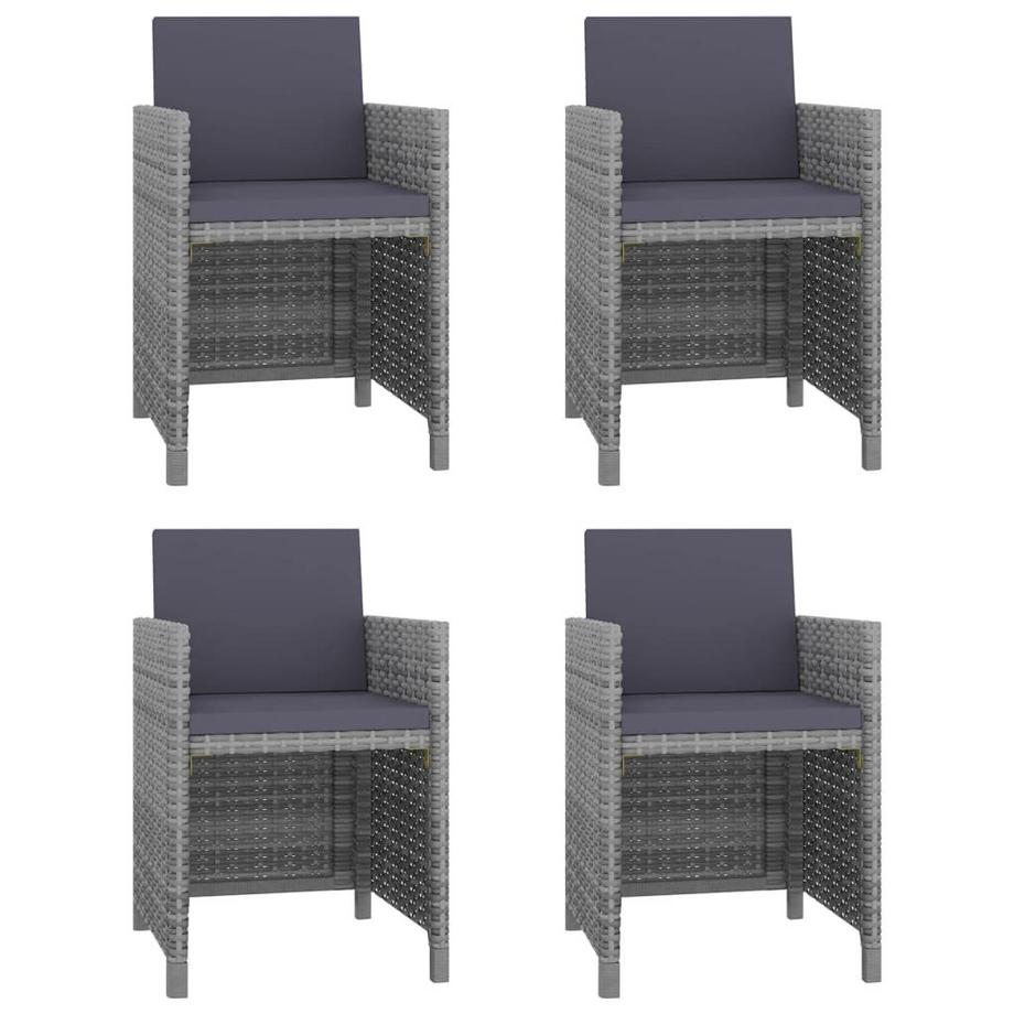 VidaXL set da giardino Polirattan  