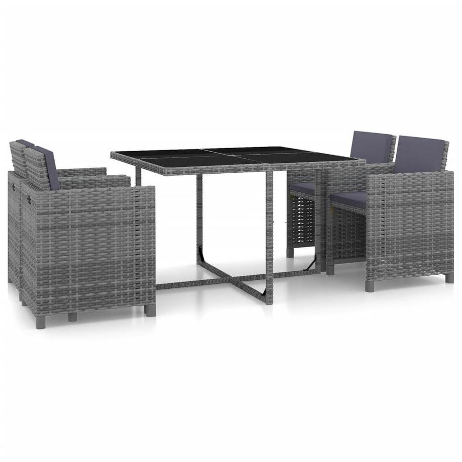 set da giardino Polirattan