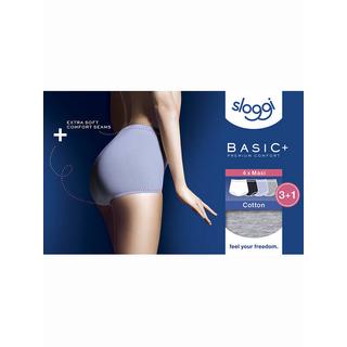 sloggi Basic+ Maxi Slip Confezione da 4  