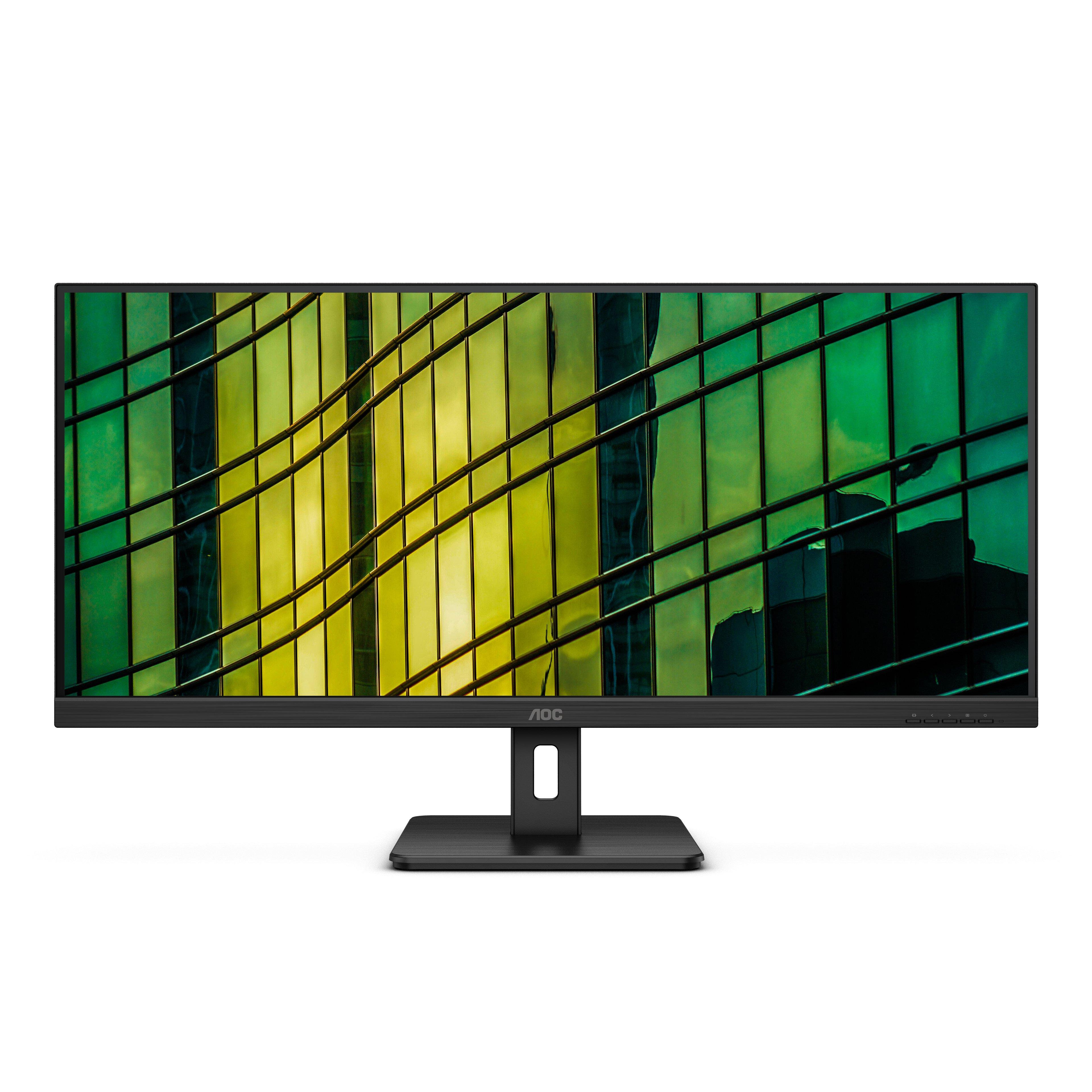 AOC  U34E2M écran plat de PC 86,4 cm (34") 3440 x 1440 pixels Wide Quad HD Noir 