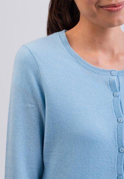 CASH-MERE.CH  Kaschmir Cardigan Rundhals 