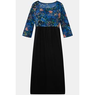 Ulla Popken Robe en jersey coupe evasee couture empire poches  