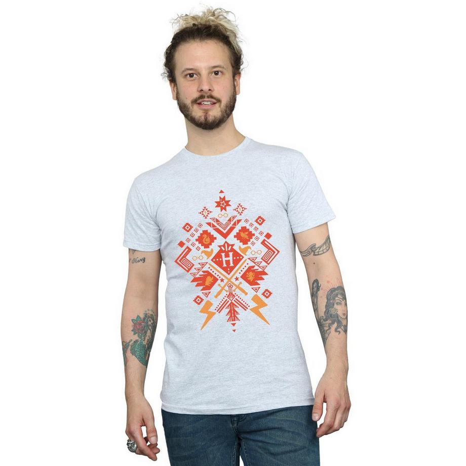 Harry Potter T-Shirt Motivo Azteco  