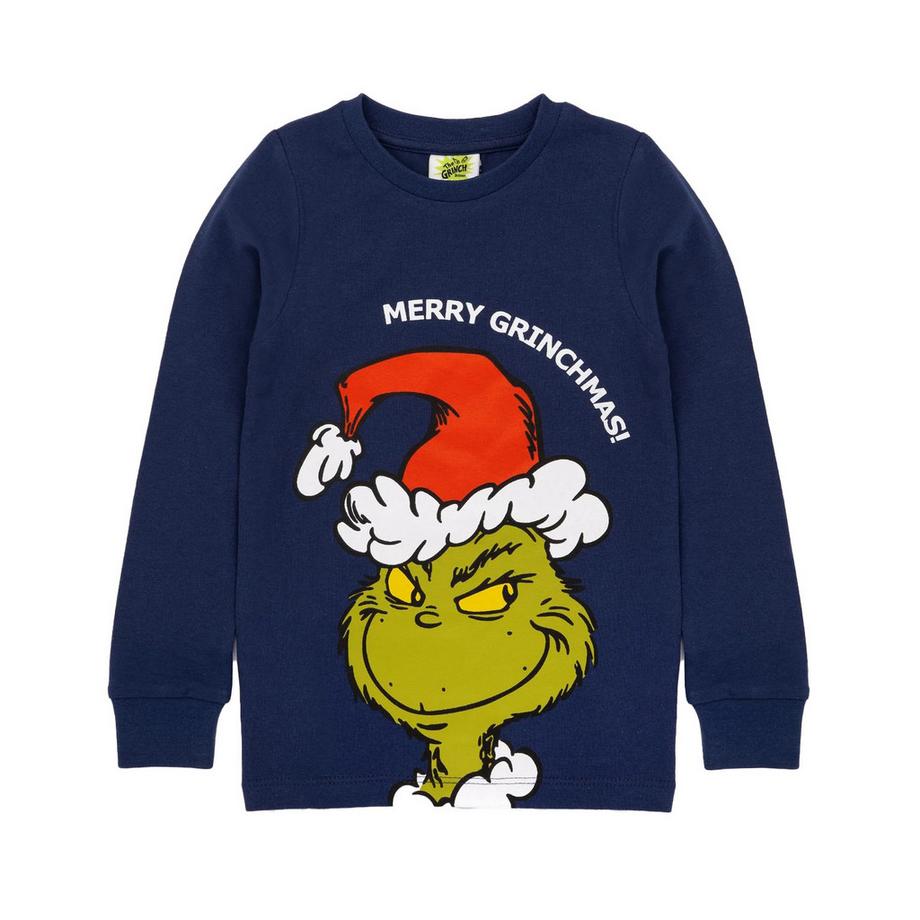 The Grinch  Schlafanzug mit langer Hose  weihnachtliches Design 