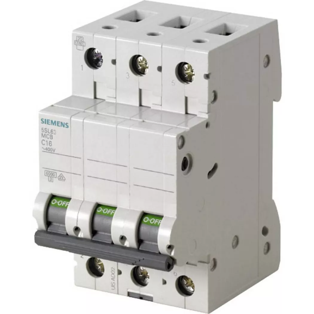 Siemens - Leitungsschutzschalter 3polig, C 16 A