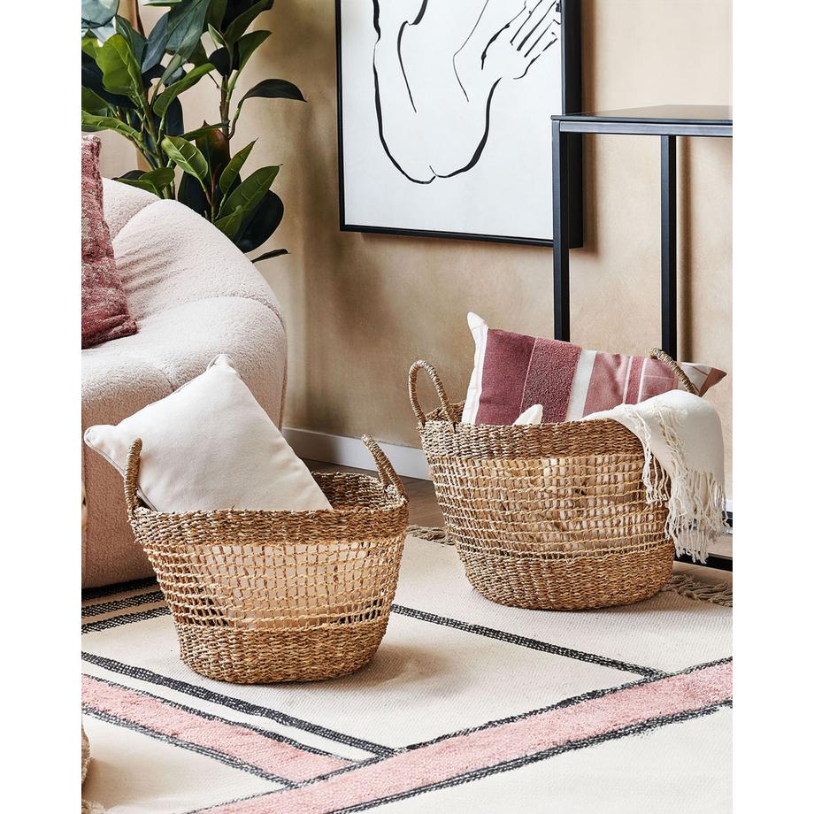 Beliani Korb en Alghe marine Boho AROWANA  