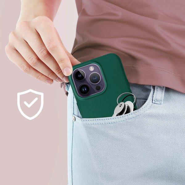 Avizar  Coque Mat iPhone 14 Pro Vert Forêt 