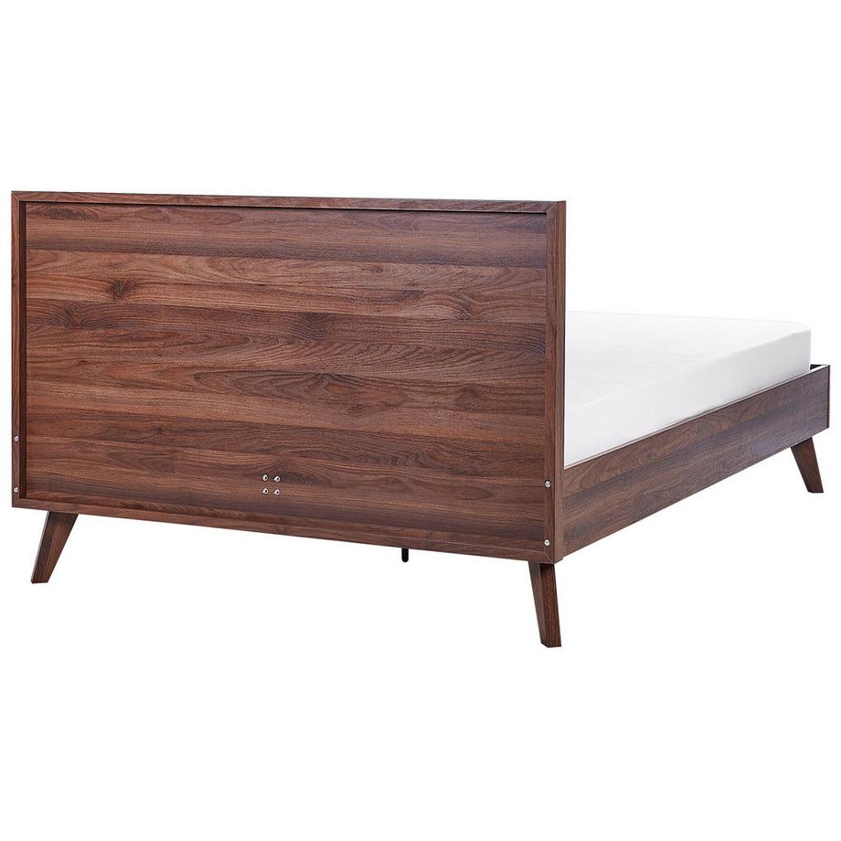 Beliani Lit à lattes en Panneau de particules de bois Boho MONPAZIER  