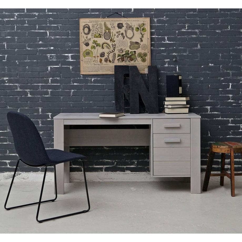 mutoni Scrivania Dennis pino cemento grigio  