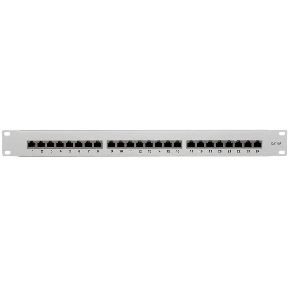 LogiLink  Patchpanel Cat.6A 24 Ports STP, 19″ Einbau 