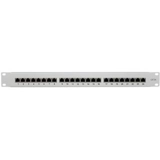 LogiLink  Patchpanel Cat.6A 24 Ports STP, 19″ Einbau 