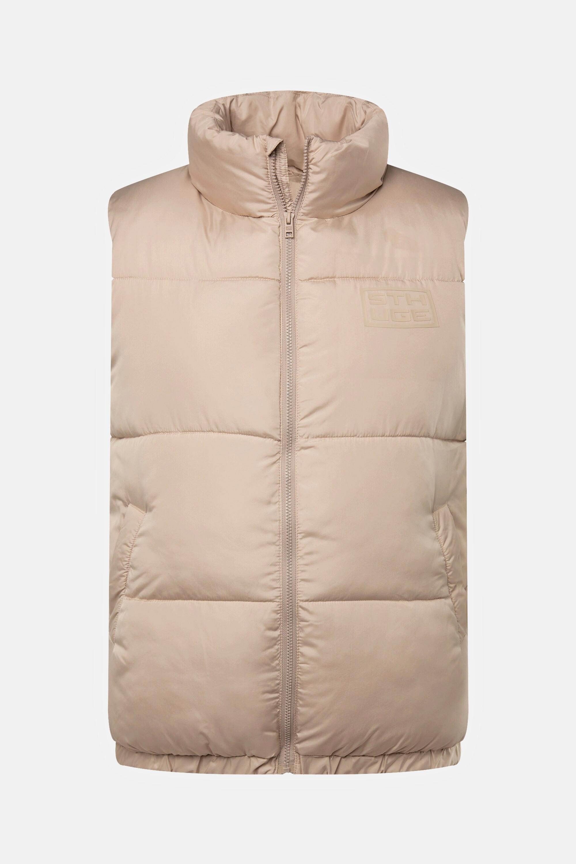 Sthuge  Gilet trapuntato con imbottitura di piuma sintetica, collo alto e zip, fino alla tg. 8XL 