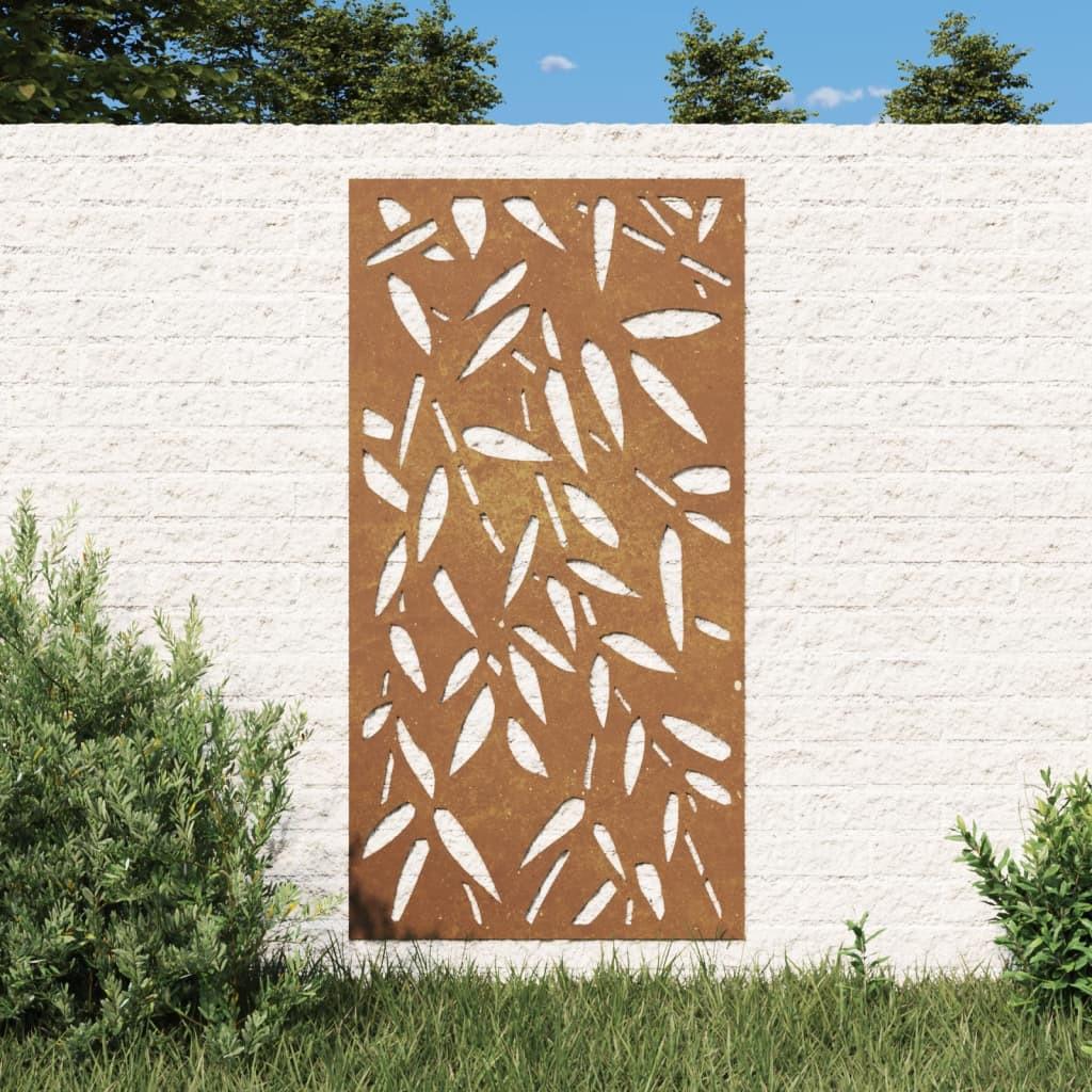 VidaXL decorazione muro giardino Acciaio  