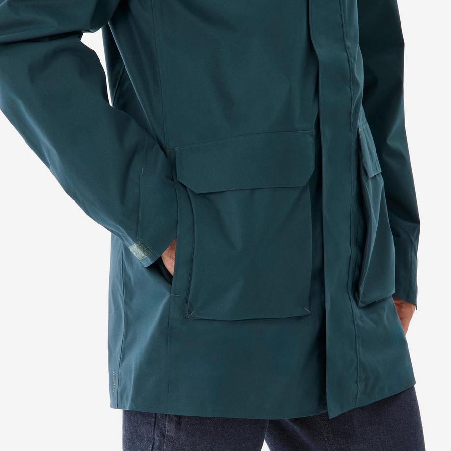 QUECHUA  Veste de randonnée longue imperméable 