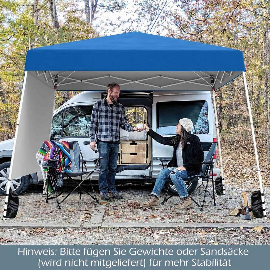 Northix Pop-Up-Pavillon mit Seitenwand  