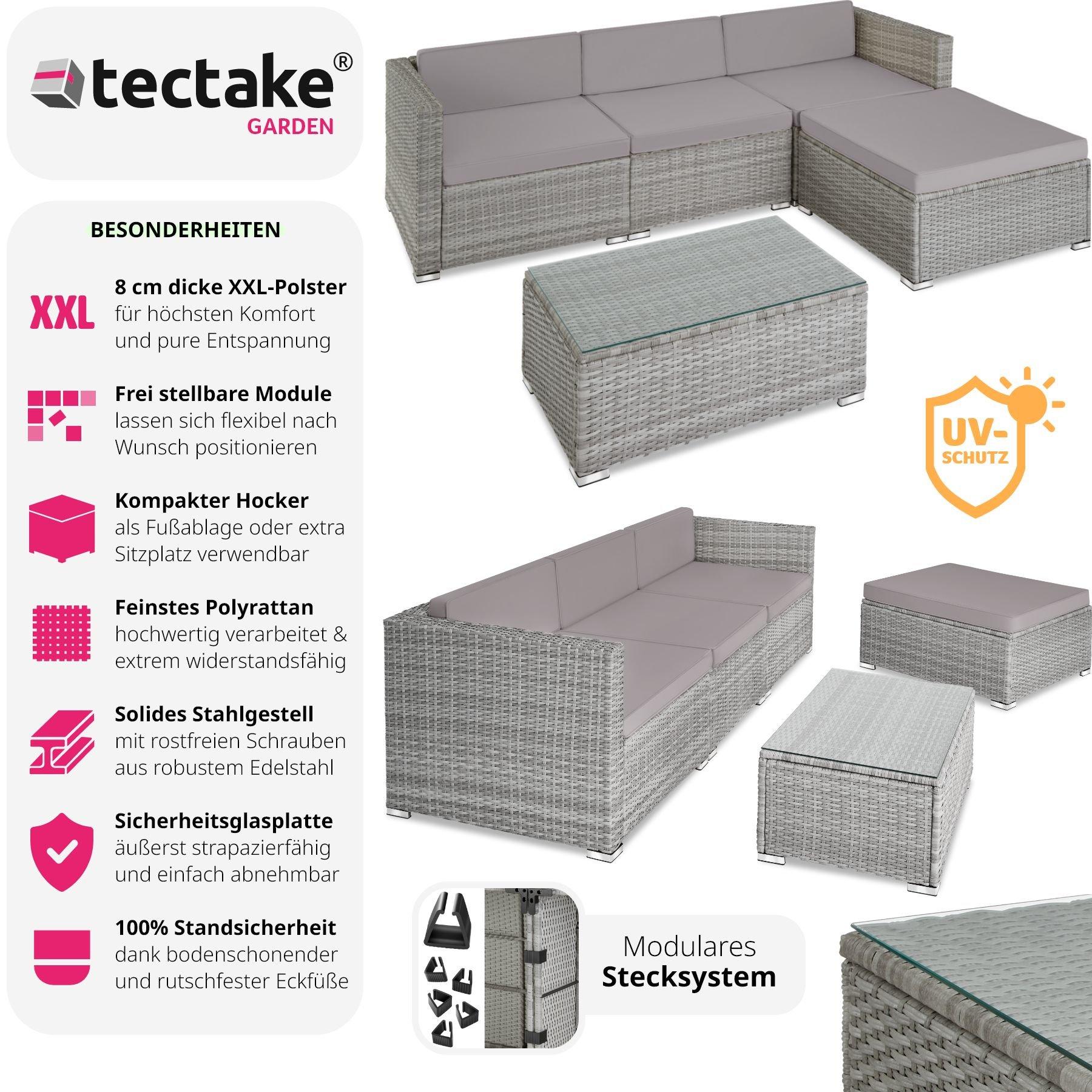 Tectake Rattan Lounge Florenz  