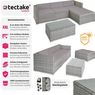 Tectake Rattan Lounge Florenz  