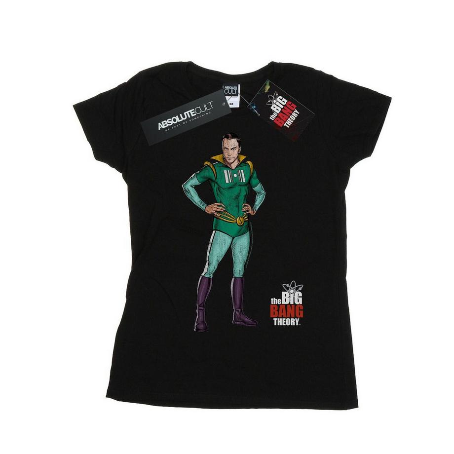 The Big Bang Theory Sheldon Cooper T-Shirt Supereroe  