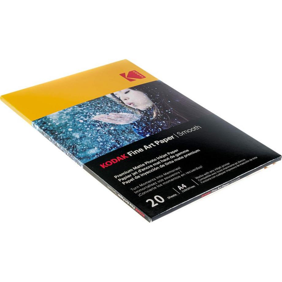 Kodak KODAK 21 x 29,7 cm mattes, glattes Fotopapier, 230 g/m², 20 Blatt  