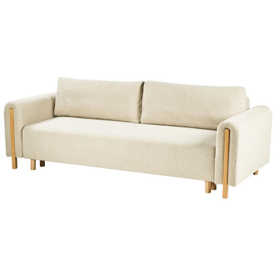 Beliani Schlafsofa aus Bouclé  KVAM  
