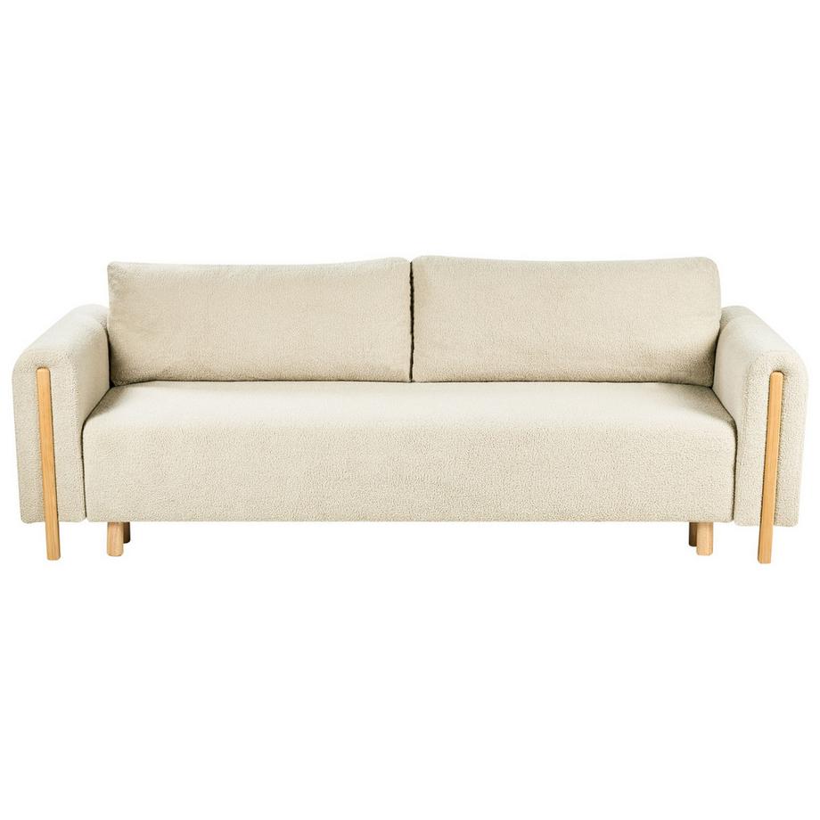 Beliani Canapé-lit en Bouclé Moderne KVAM  