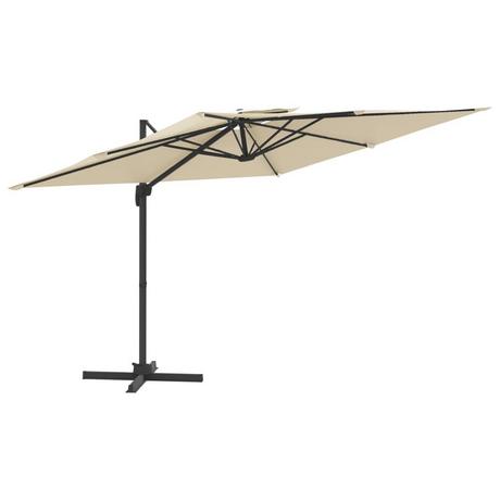 VidaXL Parasol cantilever double toit  