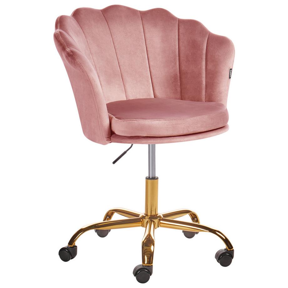 Beliani Chaise de bureau en Velours Glamour MONTICELLO  