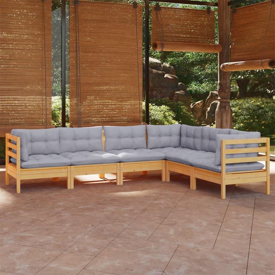 VidaXL Garten-lounge-set kiefernholz  