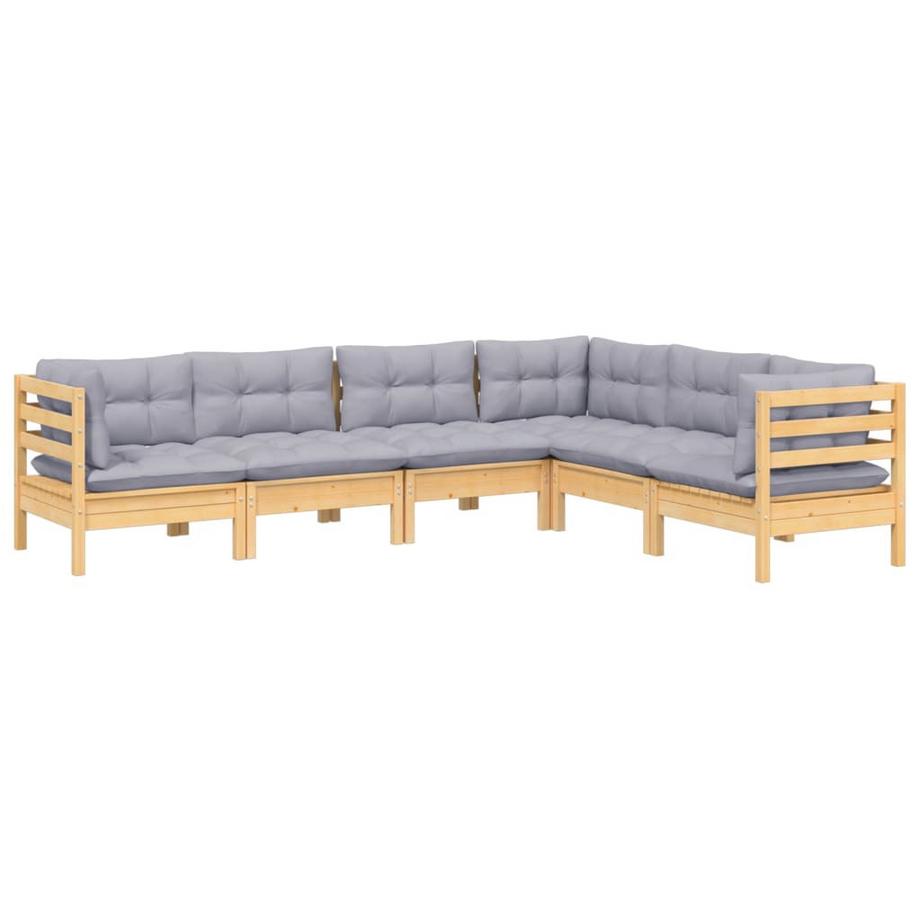 VidaXL Garten-lounge-set kiefernholz  