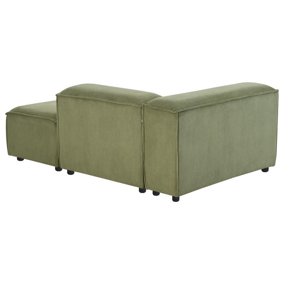 Beliani Linksseitige Chaiselongue aus Cord  ARDAL  