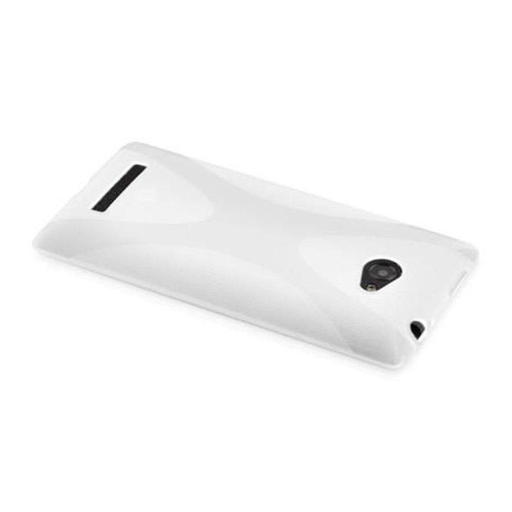 Cadorabo  Housse compatible avec HTC Windows Phone 8X - Coque de protection en silicone TPU flexible au design X-Line 