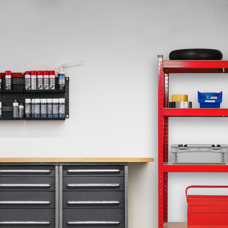 Northix  Étagère de rangement rouge 