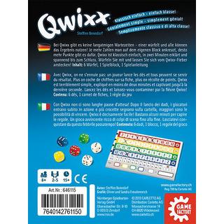 NSV  Game Factory Qwixx 15 min Gioco da tavolo 