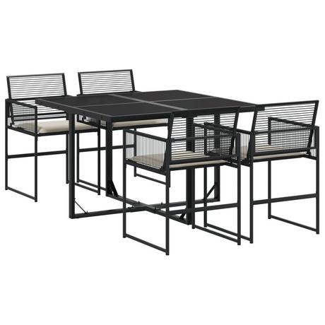 VidaXL set da pranzo da giardino Polirattan  